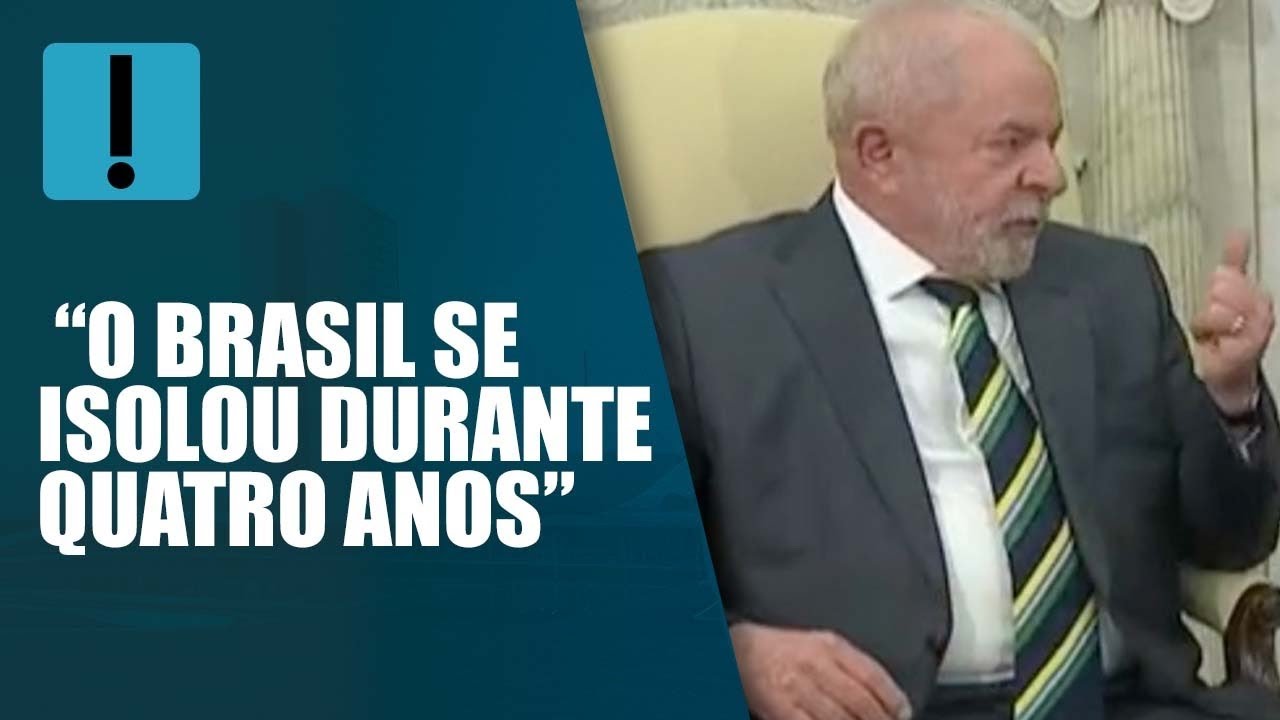 Diante de Biden, Lula diz que Bolsonaro “mandava desmatar”