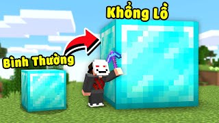 Minecraft nhưng tất cả Block đều Khổng Lồ