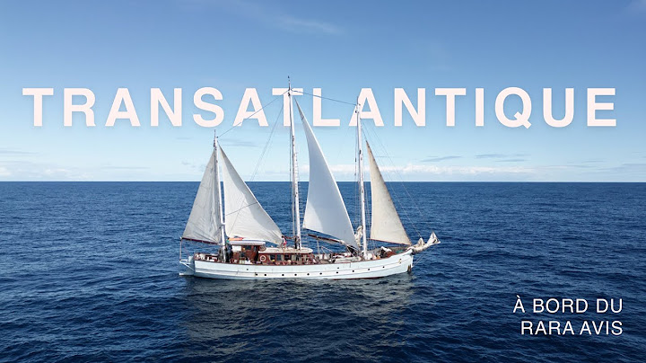 Je traverse l'Atlantique en voilier