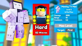 How to solo hardmode with only 3 units (TTD Roblox)