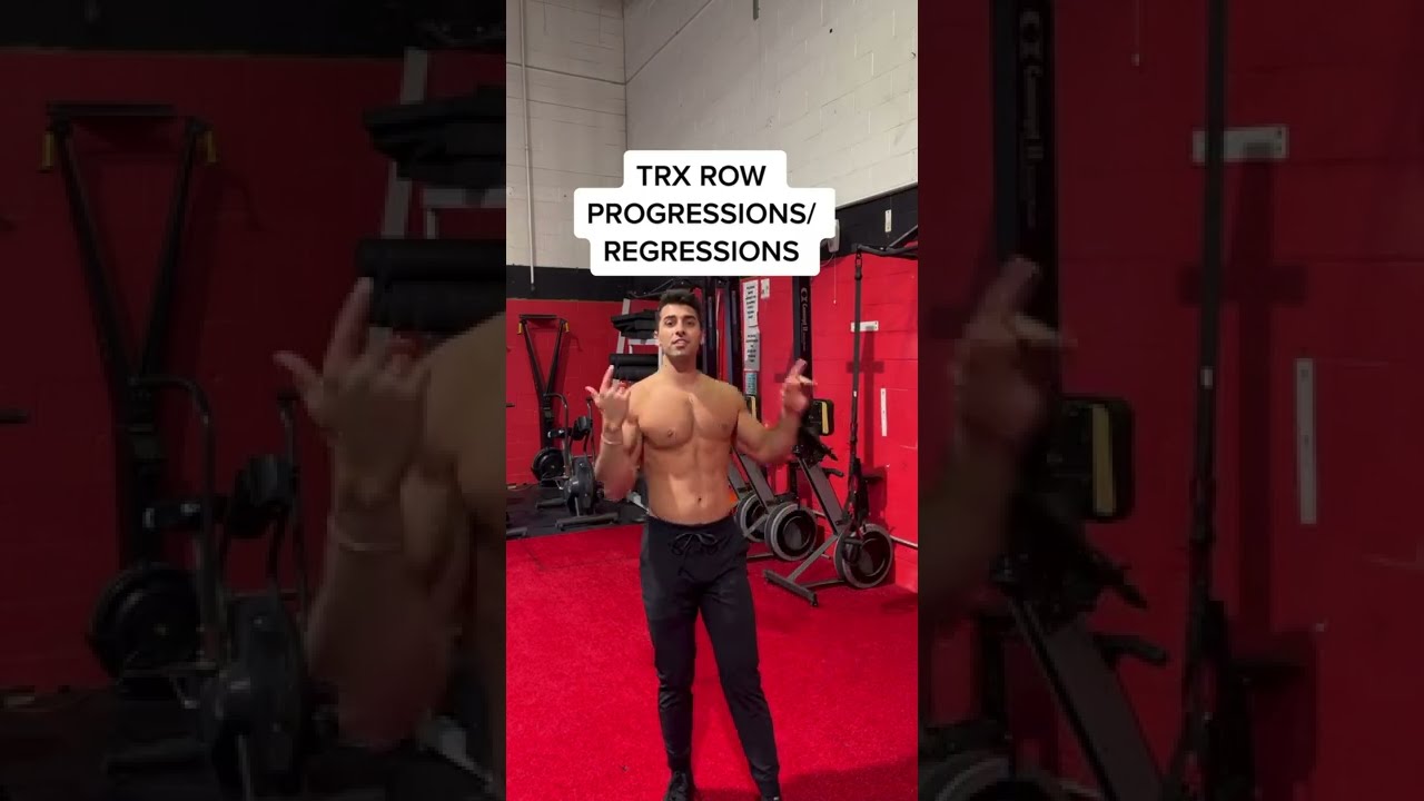 Progressions and Regressions For TRX Rows (Exercise Demonstrations)