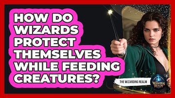 How Do Wizards Protect Themselves While Feeding Creatures?