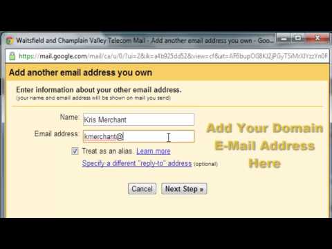 How to Use GMA's Webmail to get E-Mail's from YOUR Domain