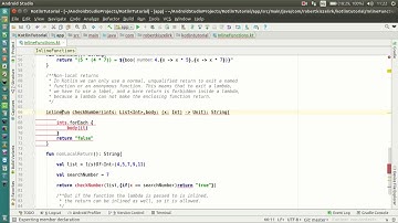 Android Kotlin Tutorial #141 - Inline Functions - Non-local returns