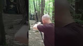 27yd Shot at the Mini 3d Tiger Target! #archery #sport #outdoors #practice #mates #fun #nature #ok