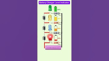 🔋Battery Charger Level Indicator Circuit | Circuit Explaining #shorts #battery #tech
