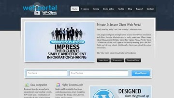 Wordpress Billing Theme || WP-Client.com