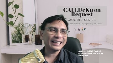 Moodle Activity 7: H5P - Part 3D - Creating Mark the Words Questions Using Lumi Quiz