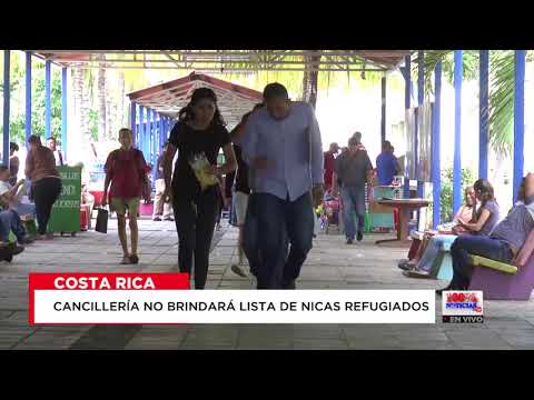 Cancillería de Costa Rica no brindará lista de Nicas refugiados