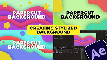 How to Create Papercut Background in After Effects | After Effects Tutorials #youtube #youtubevideo