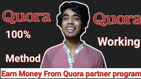 How To Earn Money With Quora Partner Program | 100% Working Method✔️