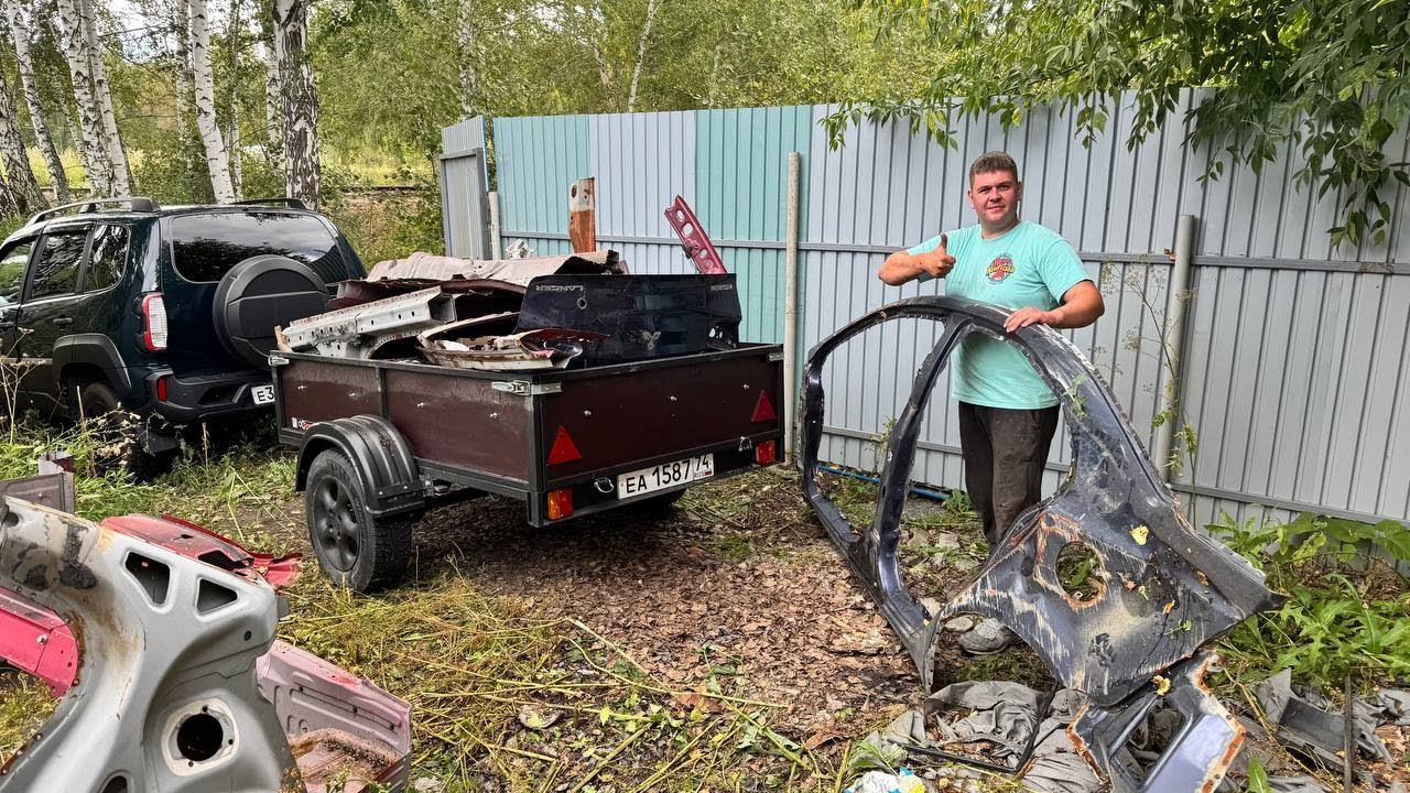 Новая нива Уехала в Металлолом. Зарабатываем на Метале. Будни Автохлама.нет LIFE.