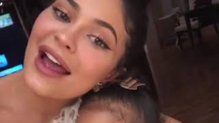 Stormi Webster sing a happy birthday song to Kylie Jenner