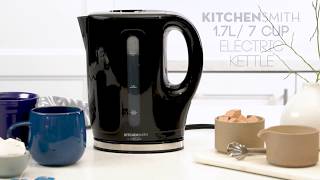 KitchenSmith 1.7L/7 Cup Electric Kettle