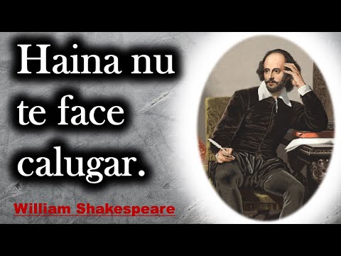 Citate celebre, motivationale spuse de William Shakespeare