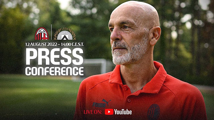 Milan-Udinese: La conferenza stampa del Mister