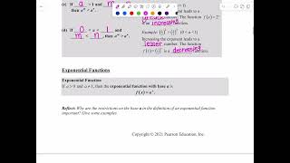 Math 110 Introduction to Exponential Functions SP25