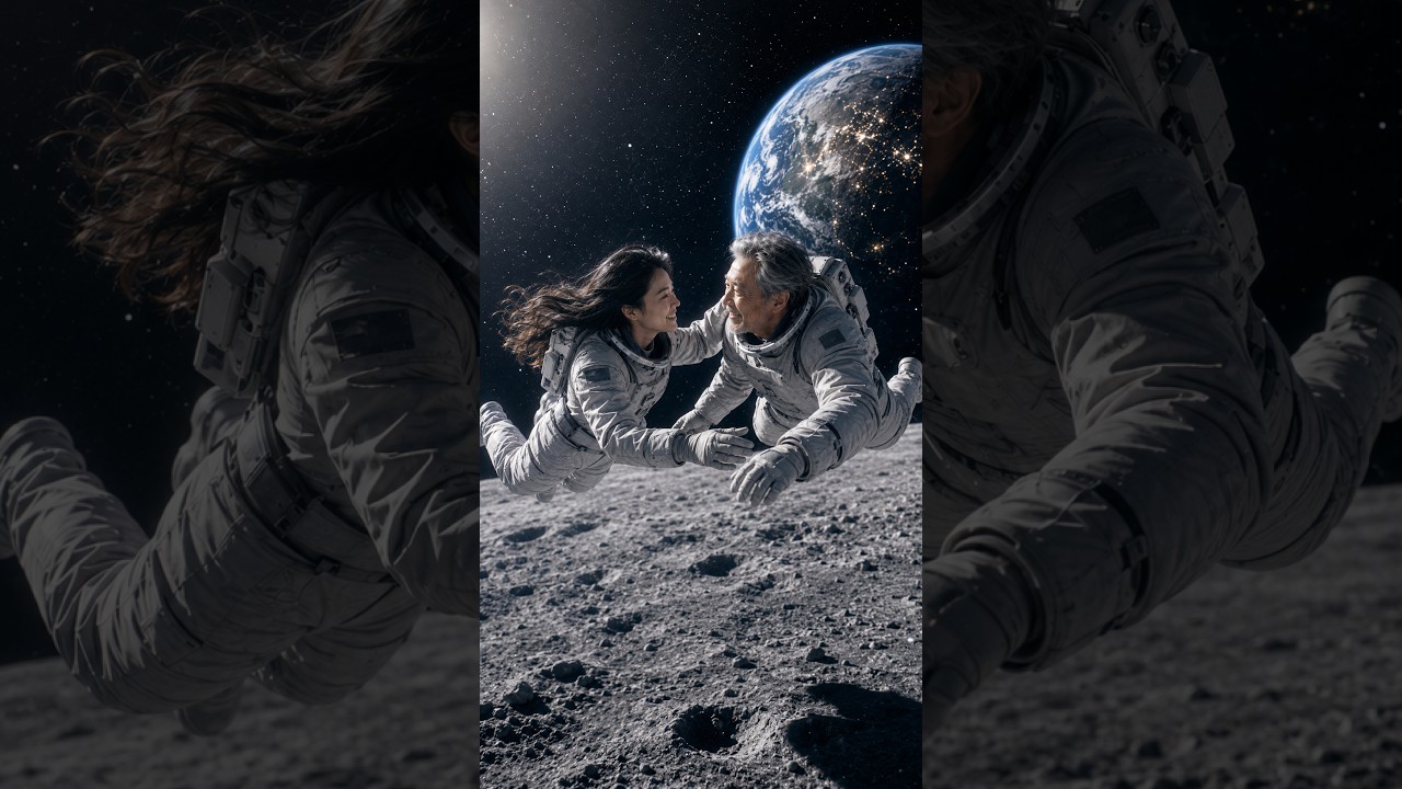 如果你可以和爸爸一起在太空留下回憶？