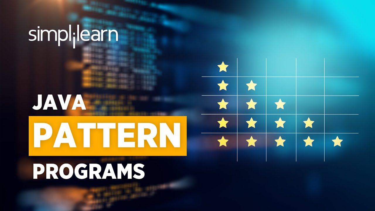 Pattern Programs In Java | Java Pattern Programs Tutorial For Beginners