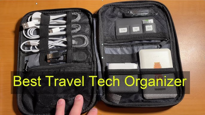 BAGSMART Electronics Organizer Travel Case, Small Travel Cable Organizer  Bag for Travel Essentials, …See more BAGSMART Electronics Organizer Travel