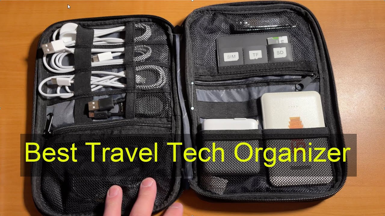 How to Make a Travel Tech Organizer Kit - Sabrinas Organizing