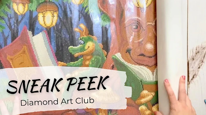 Sneak Peek!! Diamond Art Club: Reading Tree || The...