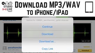 ... in this video, i show you how to use a mobile web browser (edi
lite) download and save mp3, wav any