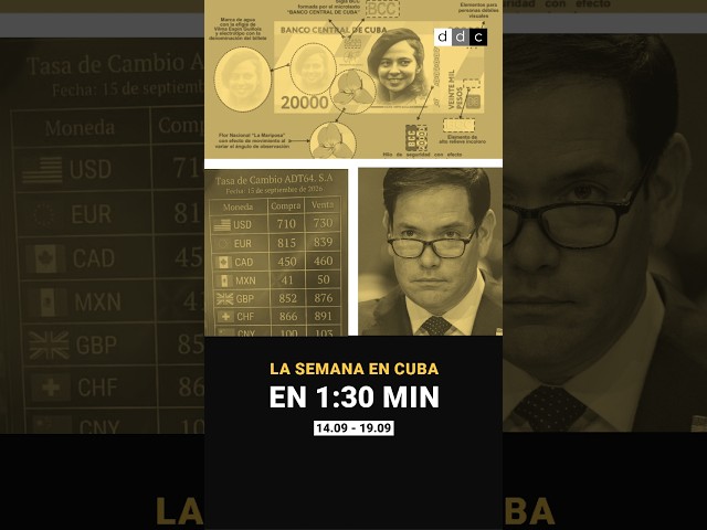 Resumen de la semana en Cuba en 90 segundos