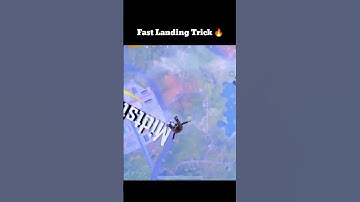 Fast Landing Trick 😳🔥 #bgmi #newtrick #ytshorts
