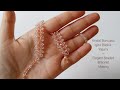 Kristal Boncuklu Çok Şık Bileklik Yapımı 😍 How to Make Beaded Bracelet ❤