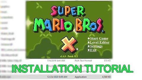 How to Download and Install Super Mario Bros. X v1.4.5 (Latest Patch)