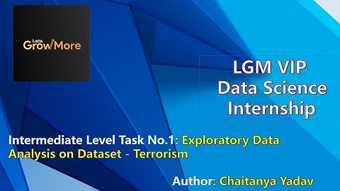 LetsGrowMore Data Science Internship Task-1: Exploratory Data Analysis on Dataset-Terrorism.