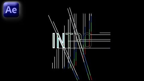 Intro Animation In Adobe After Effects - Adobe After Effects Tutorial - No Plugins.