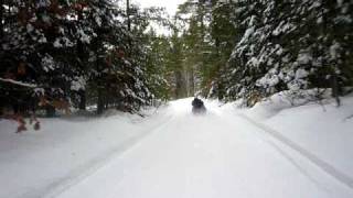 Jay Snowmobile Chasing Danomite!