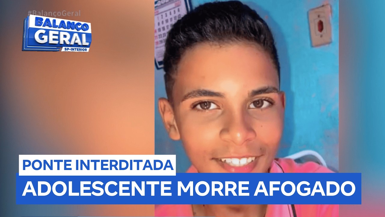 Adolescente morre afogado ao pular de ponte interditada entre Igarapava (SP) a Delta (MG)