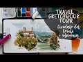 Travel sketchbook tour  cividale del friuli  slovenia