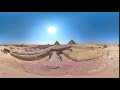 Pyramids & The Great Sphinx of Egypt 360 VR video |  Aerial shot