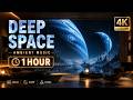 🛸 Space Window View 4K | Deep Ambient Music for Sleep &amp; Meditation