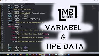 C++ variabel dan tipe data || eps 4
