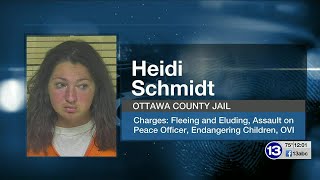Michigan woman faces numerous charges after police pursuit with juvenile son in the car