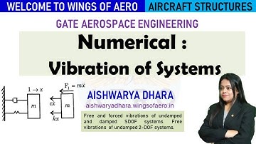Numerical: Mechanical Vibrations || GATE Aerospace || Aishwarya Dhara
