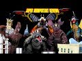 Revoltech Anguirus, Gigan, MOGUERA, Mothra, Baragon, And Rodan Kaiju Figure Review