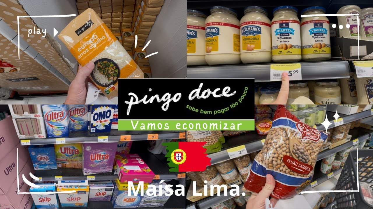 COMPRAS DO MÊS EM PORTUGAL - PINGO DOCE - CUPOM DE DESCONTO