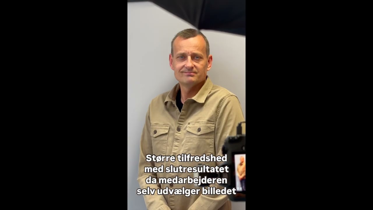 Selvbetjent fotostudie fra photoboothen dk