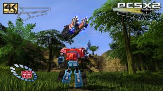Transformers - PS2 Gameplay UHD 4k 2160p (PCSX2)