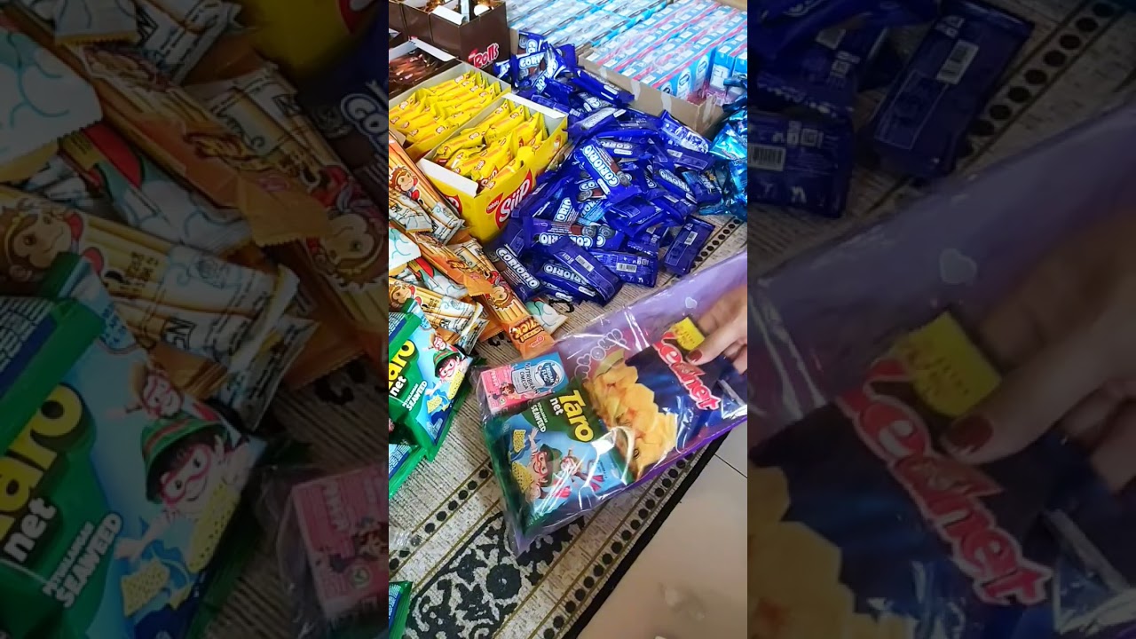 hampers ultah anak low budget #hampers #hampersultah #snackulangtahun