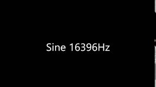 Sine 16396Hz Audio Only