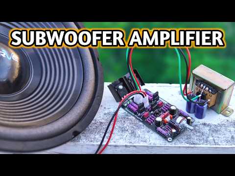 FULL BASS | Powerful Subwoofer Amplifier using TIP2955 & TIP3055 Transistor #cbzproject