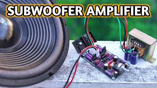 FULL BASS | Powerful Subwoofer Amplifier using TIP2955 & TIP3055 Transistor #cbzproject