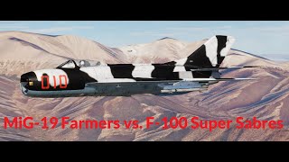 Mig-19 Farmers Vs F-100 Super Sabres Dogfight Dcs